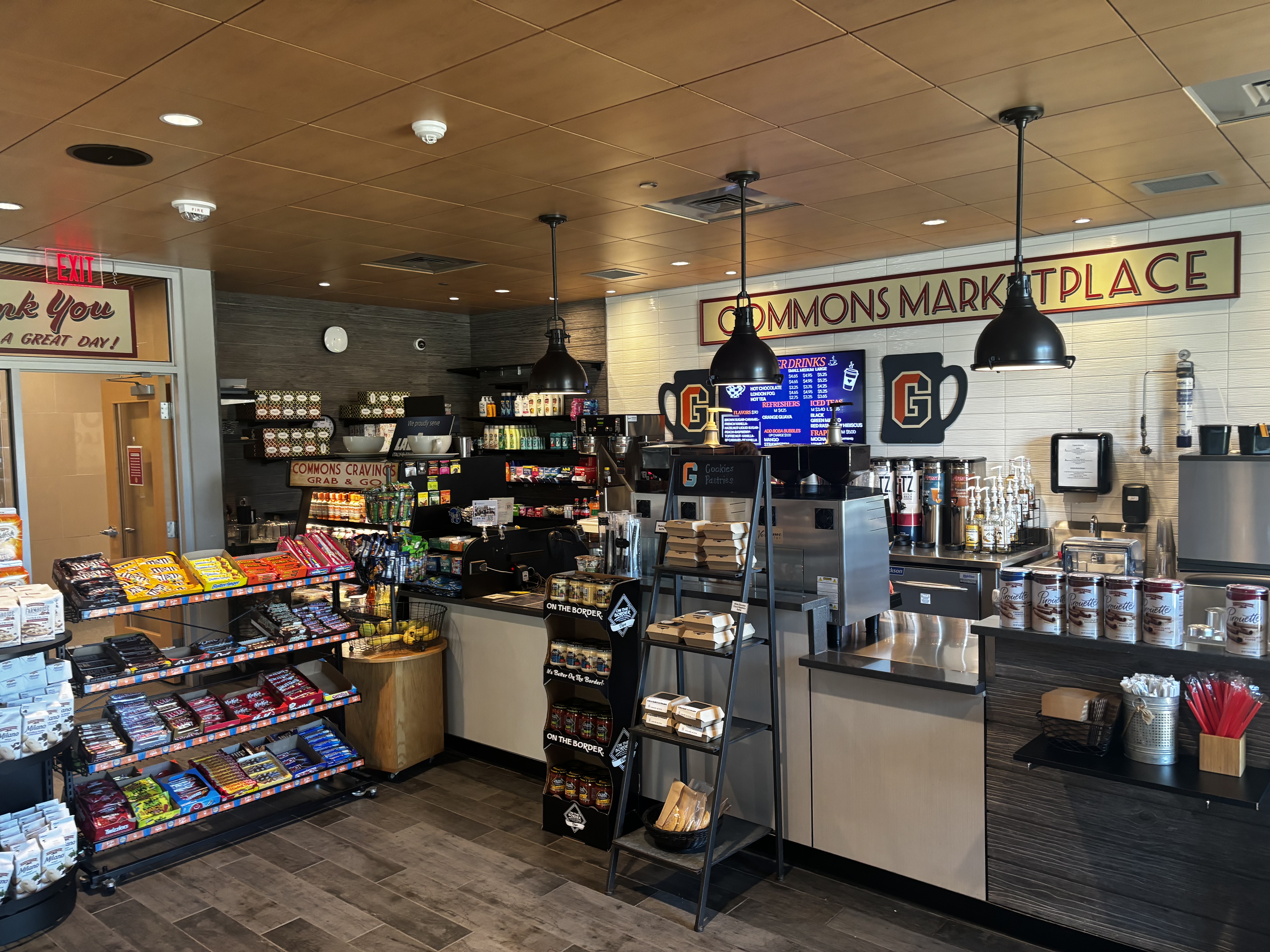 Inside view of the Commons Marketplace